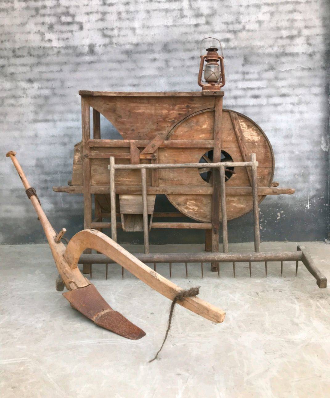 中国南方地区农作物工具吹谷风车